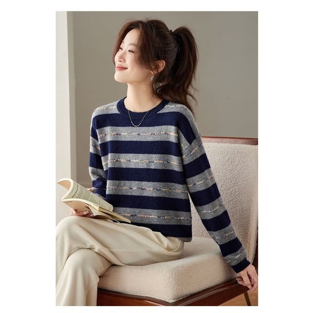 Striped Crewneck Knitwear