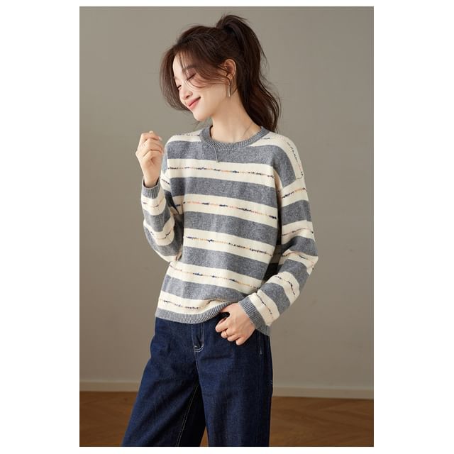 Striped Crewneck Knitwear