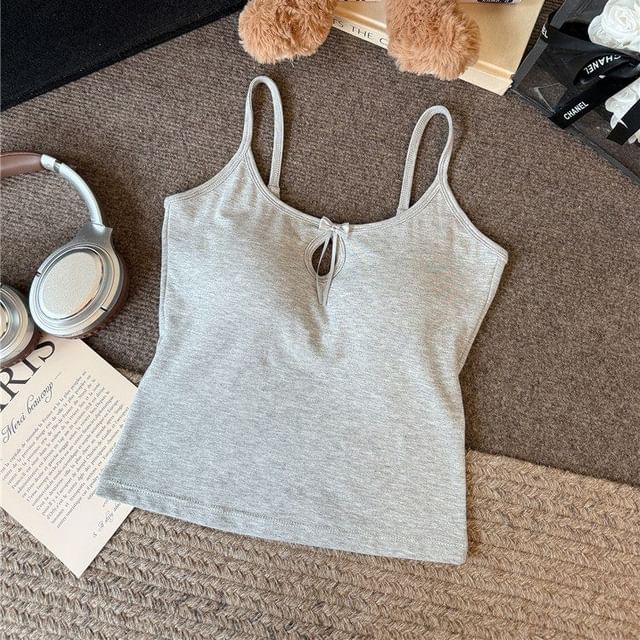 Scoop Neck Camisole with Spaghetti Straps