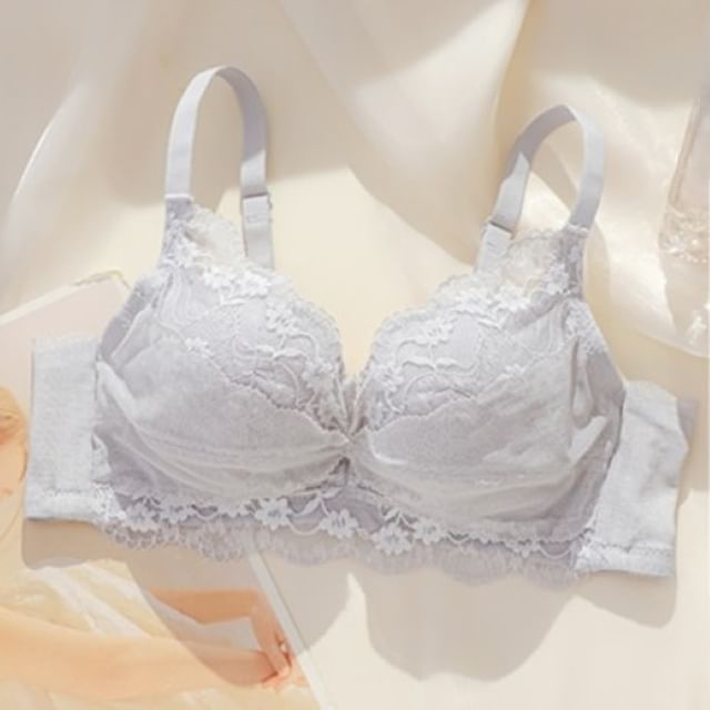Lace Bralette and Panty Set