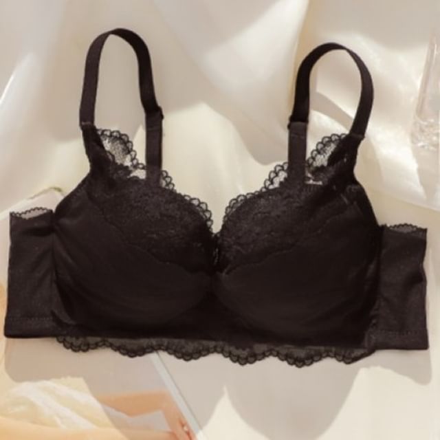 Lace Bralette and Panty Set