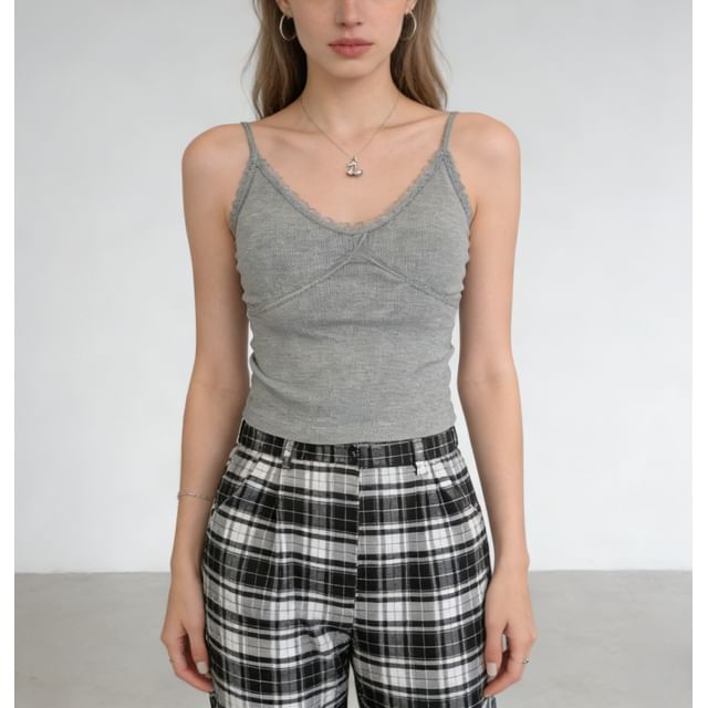 V-Neck Crop Cami