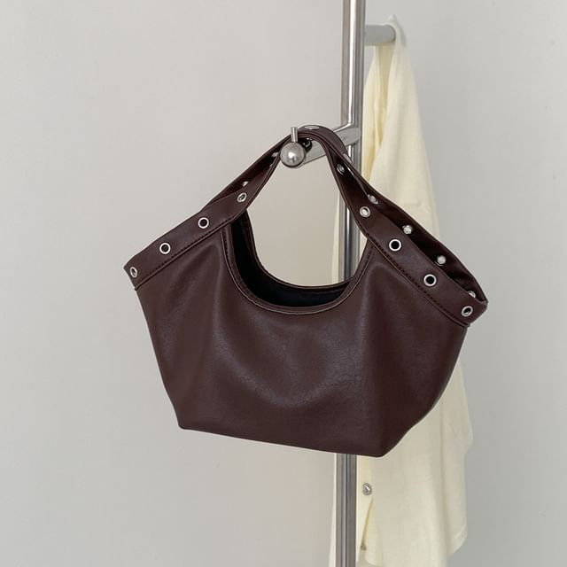 Grommet Crossbody Tote Bag