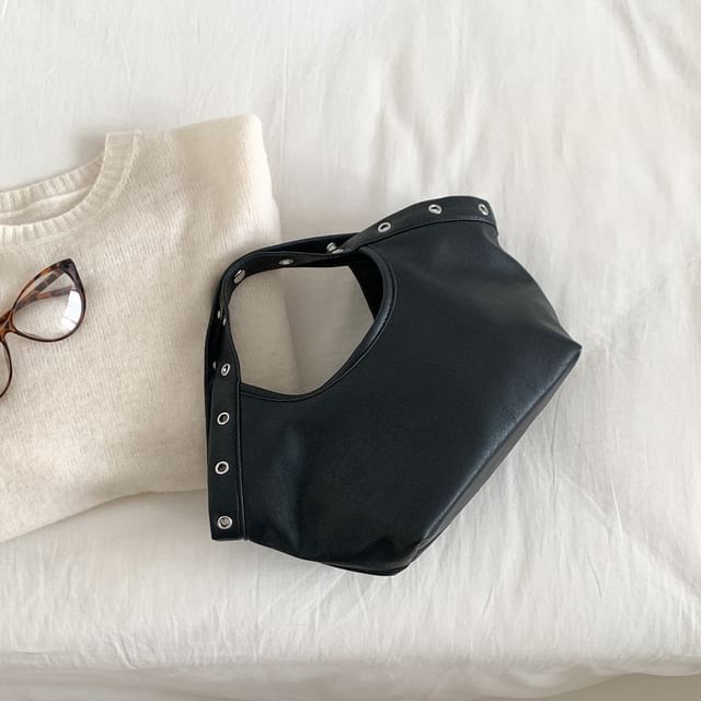 Grommet Crossbody Tote Bag
