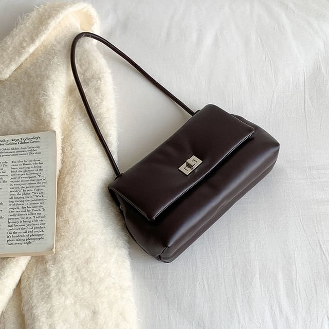 Buckle Flap Shoulder Bag