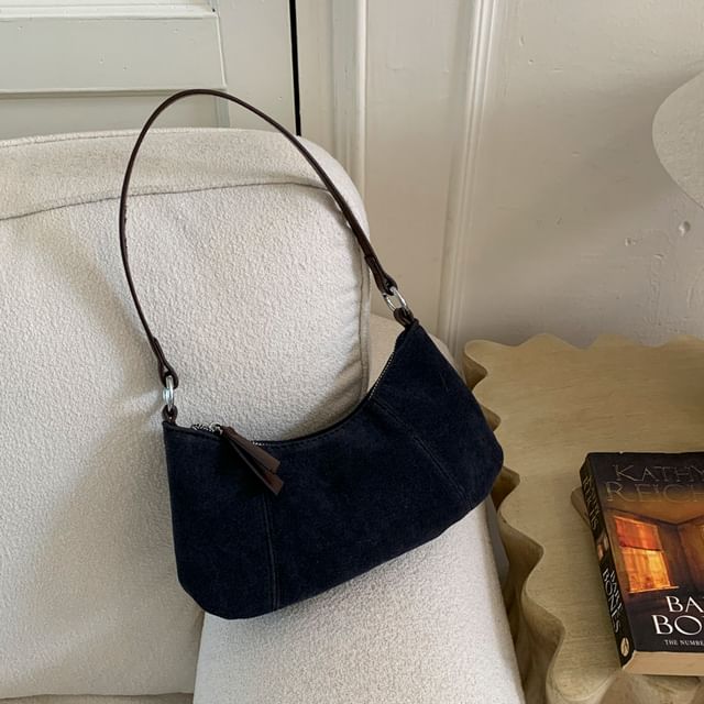 Faux Leather Hobo Bag