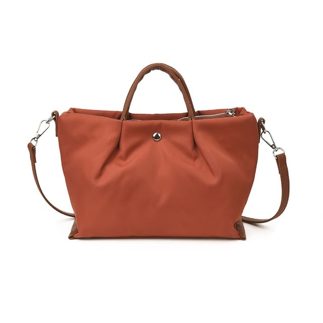 Contrast Strap Tote Bag / Crossbody Bag