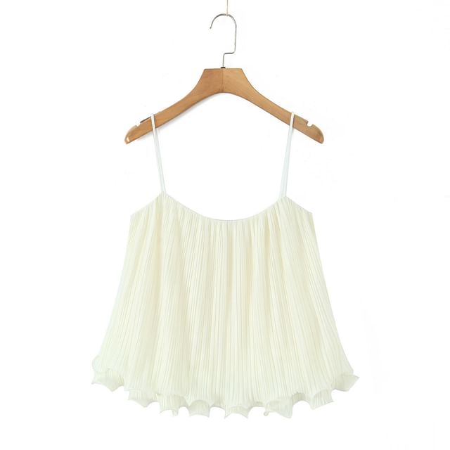 Flowy Solid Camisole & High Waist Maxi Skirt