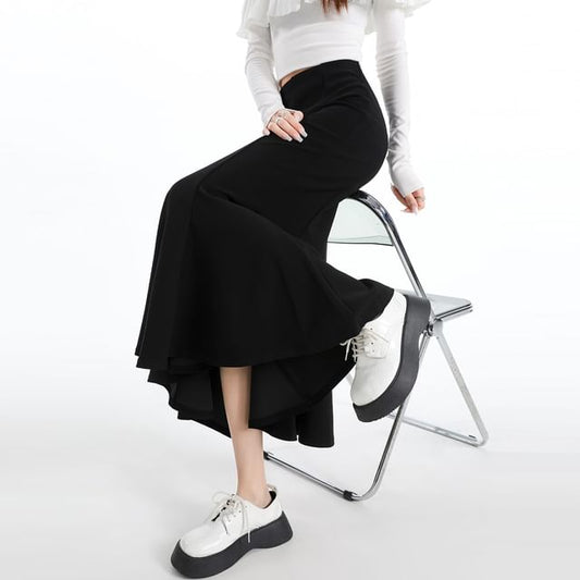 Maxi Mermaid Skirt - Altfashion Shop