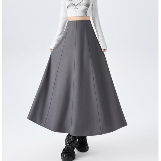 Panel Maxi A-Line Skirt - Altfashion Shop