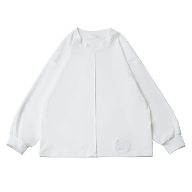 Elbow Sleeve Crew Neck Panel Tee / Long Sleeve Crew Neck Tee