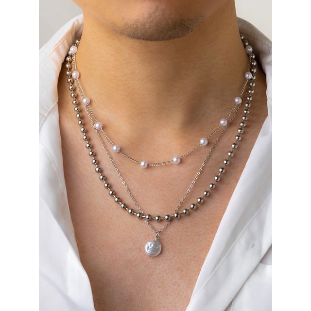 Layered Beaded Necklace