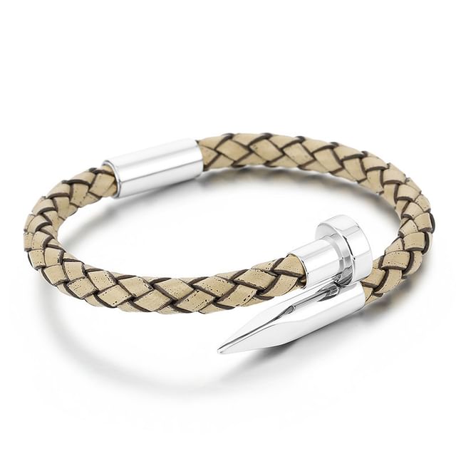Stud Braided Bracelet