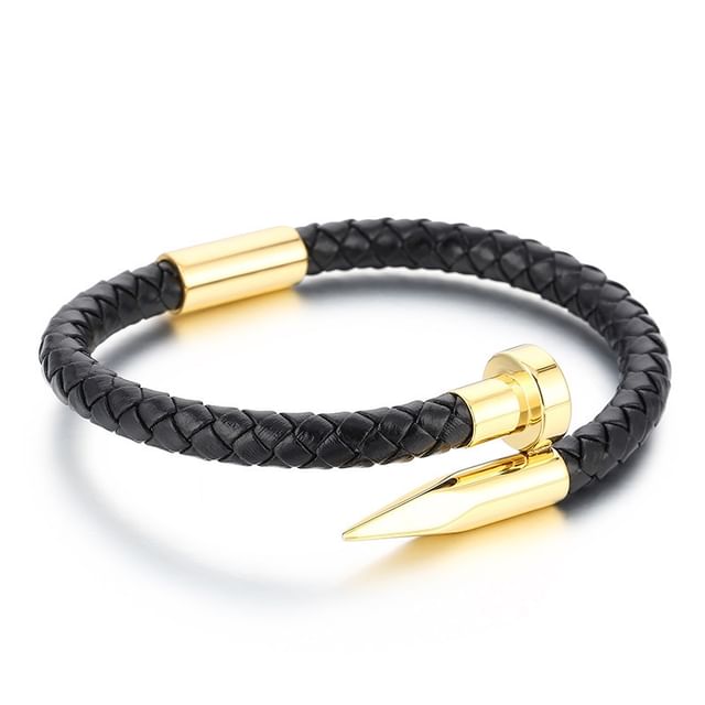 Stud Braided Bracelet
