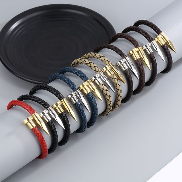 Stud Braided Bracelet