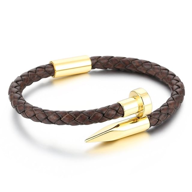 Stud Braided Bracelet