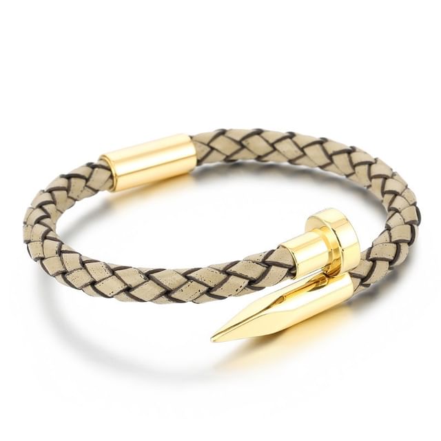 Stud Braided Bracelet