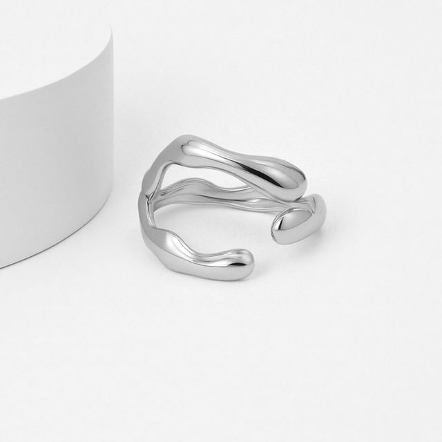 Irregular Alloy Open Ring