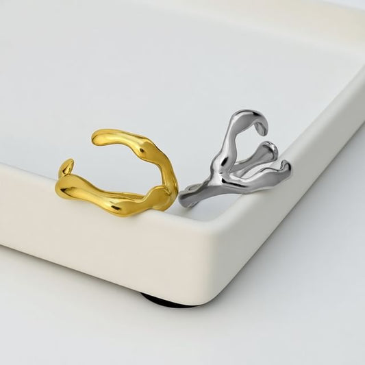 Irregular Alloy Open Ring