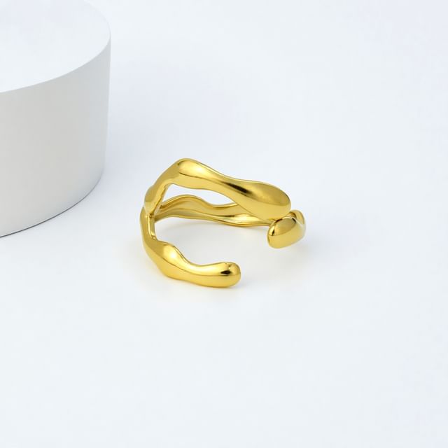 Irregular Alloy Open Ring