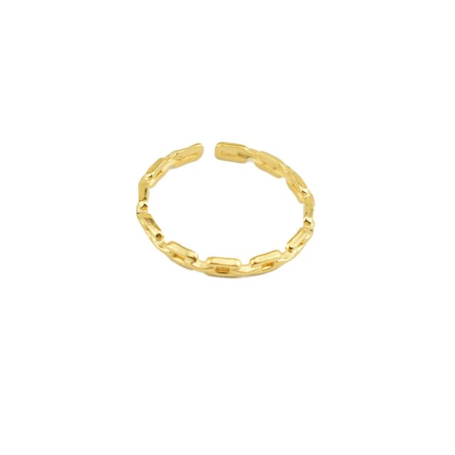 Chain Alloy Open Ring