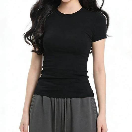 Crew Neck Short Sleeve T-Shirt