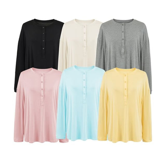 Extended Sleeve Halter Neck Solid T-Shirt