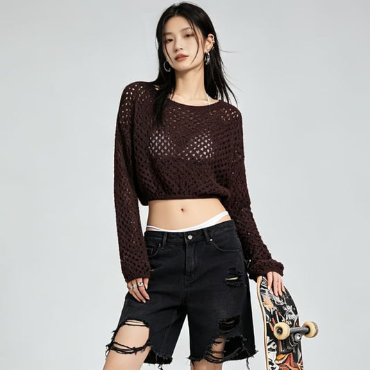 Boatneck Knit Top