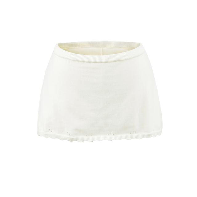 Henley Crop Top & Mini Skort Set