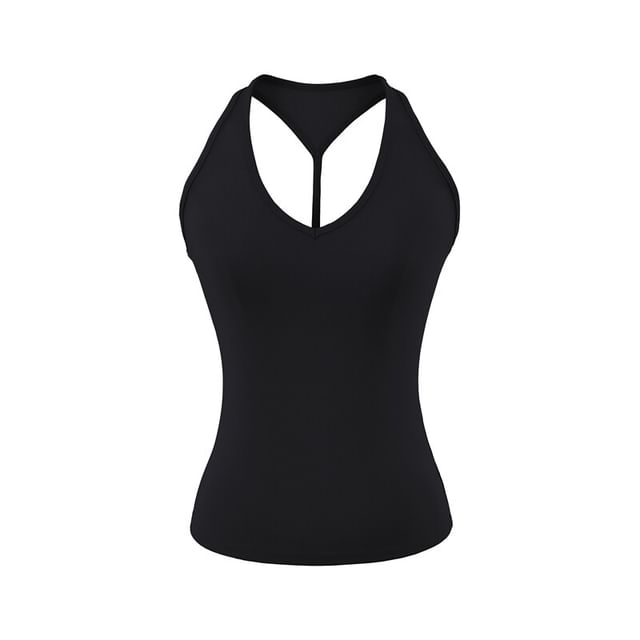 Racerback Sleeveless Crop Top