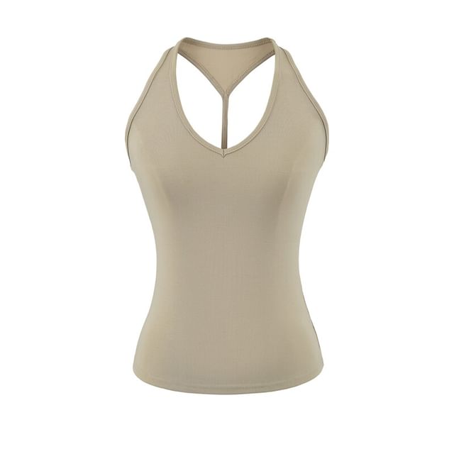 Racerback Sleeveless Crop Top