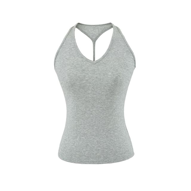 Racerback Sleeveless Crop Top