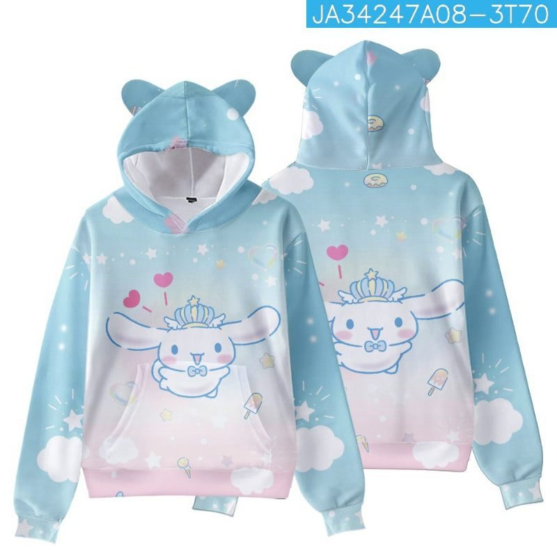 Pull à capuche pour enfants Kawaii Cinna KI599