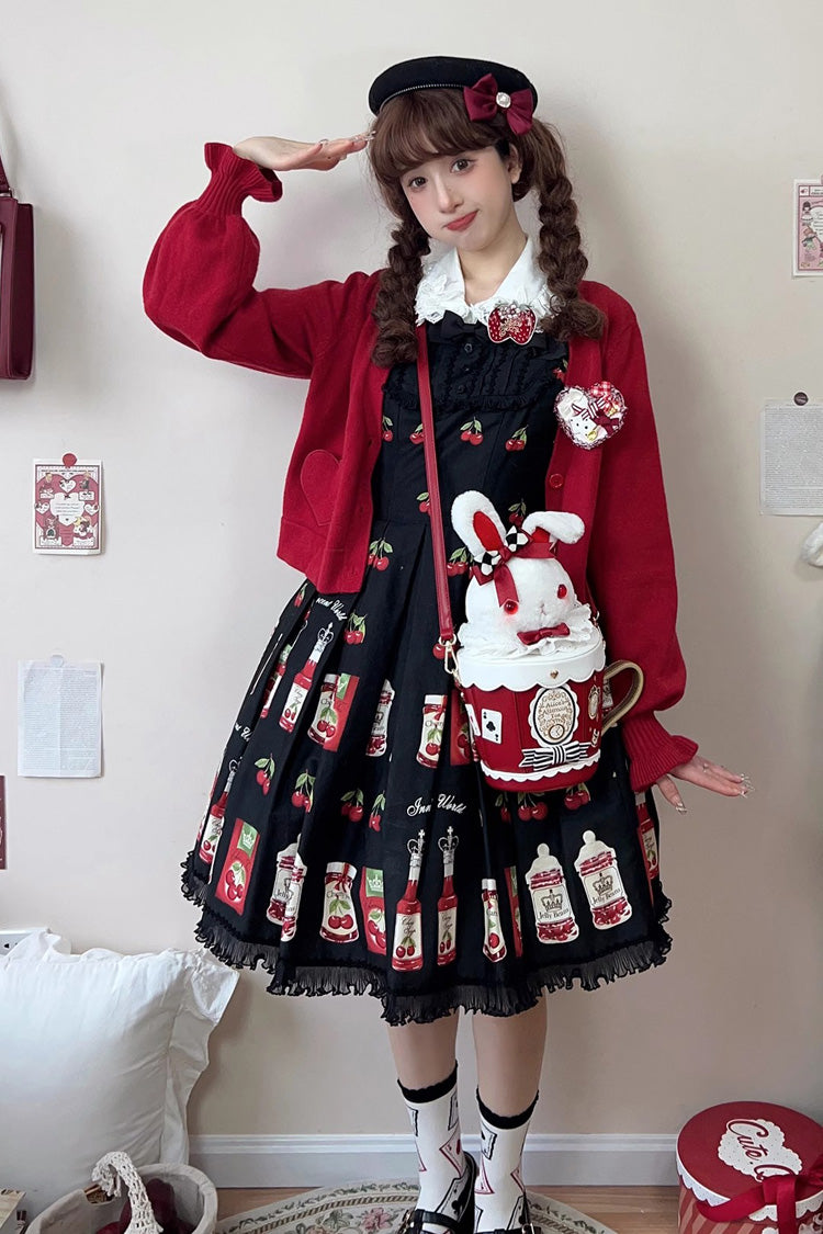 Adorable Teacup Bunny Bow Crossbody - Sweet Lolita Bag in 5 Hues