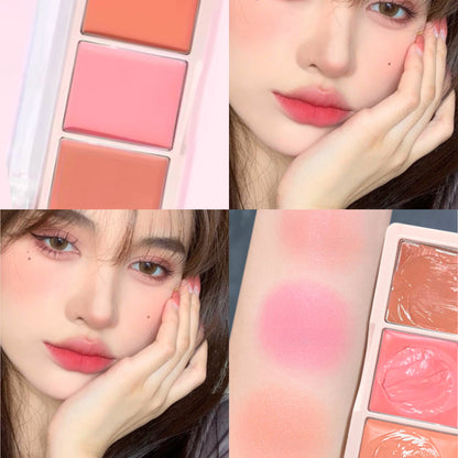 Tri-color Blush Eyeshadow Palette - Kimi