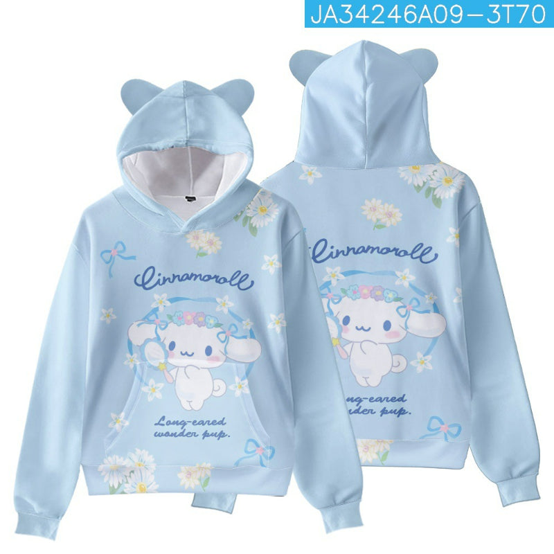 Pull à capuche pour enfants Kawaii Cinna KI599