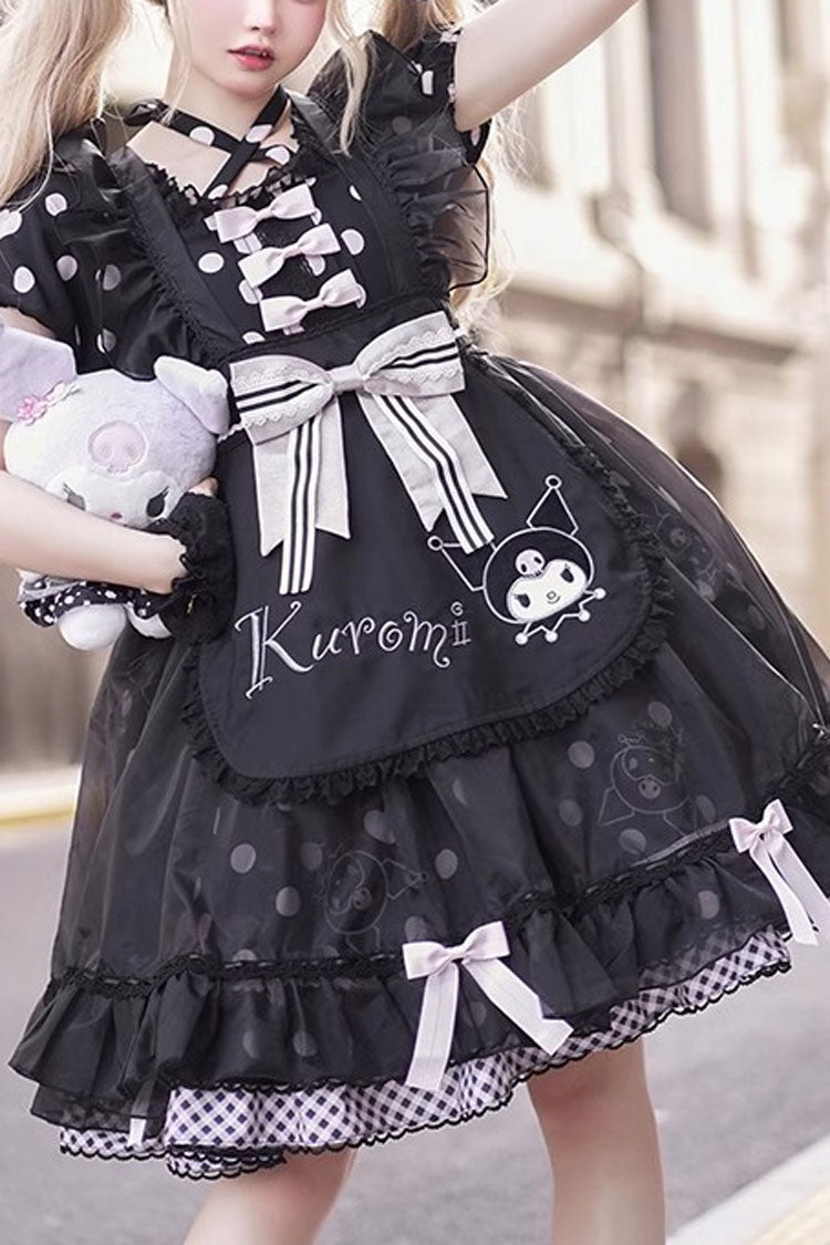 Alice Sweet Lolita Dress with Kulomi Print and Bows