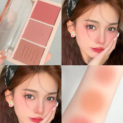 Tri-color Blush Eyeshadow Palette - Kimi