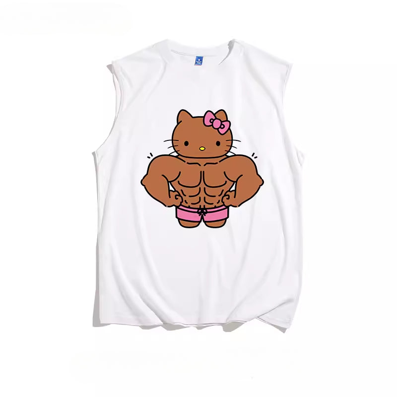 T-shirt sans manches Kitty Strong Gym KI570