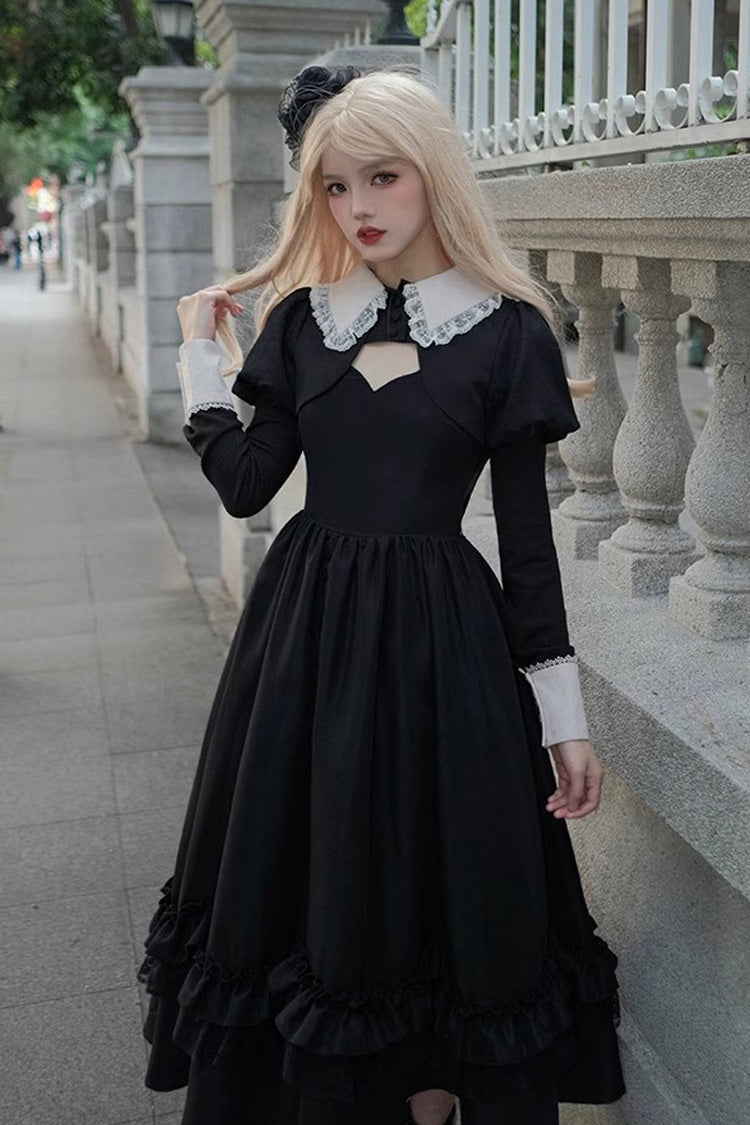 Gothic Lolita JSK Dress with Jacquard Pattern