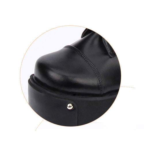 Lolita Boots with High Platform and Cross Adornment