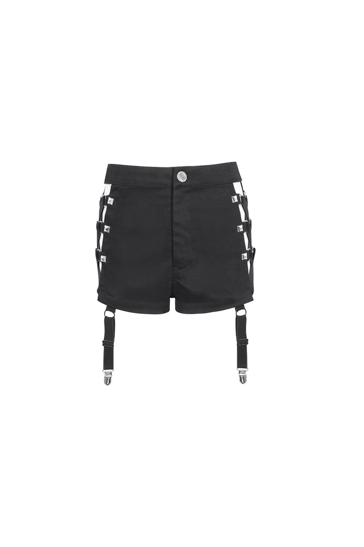 Steampunk Shorts with Side Cutout Design
