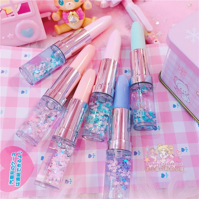 Aesthetic Lipstick Pens - cute pen, fairy kei, fairykei, kawaii, lipstick