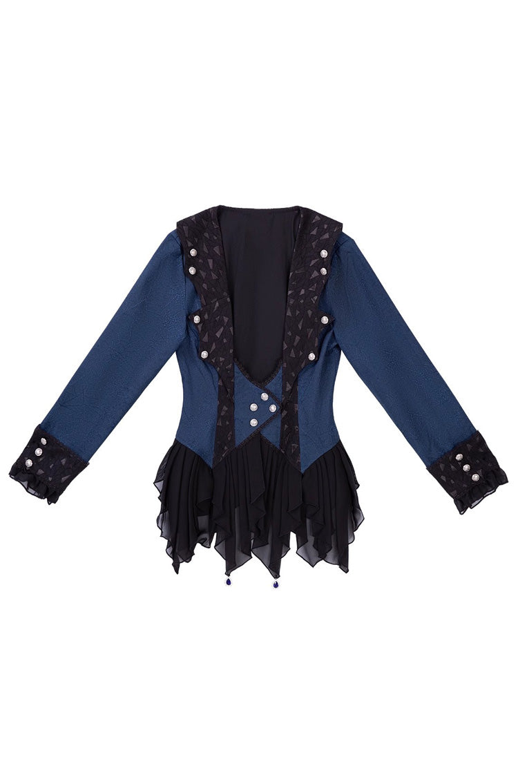 Irregular Long-Sleeved Prince Ouji Lolita Overcoat - Chris Son of Evil