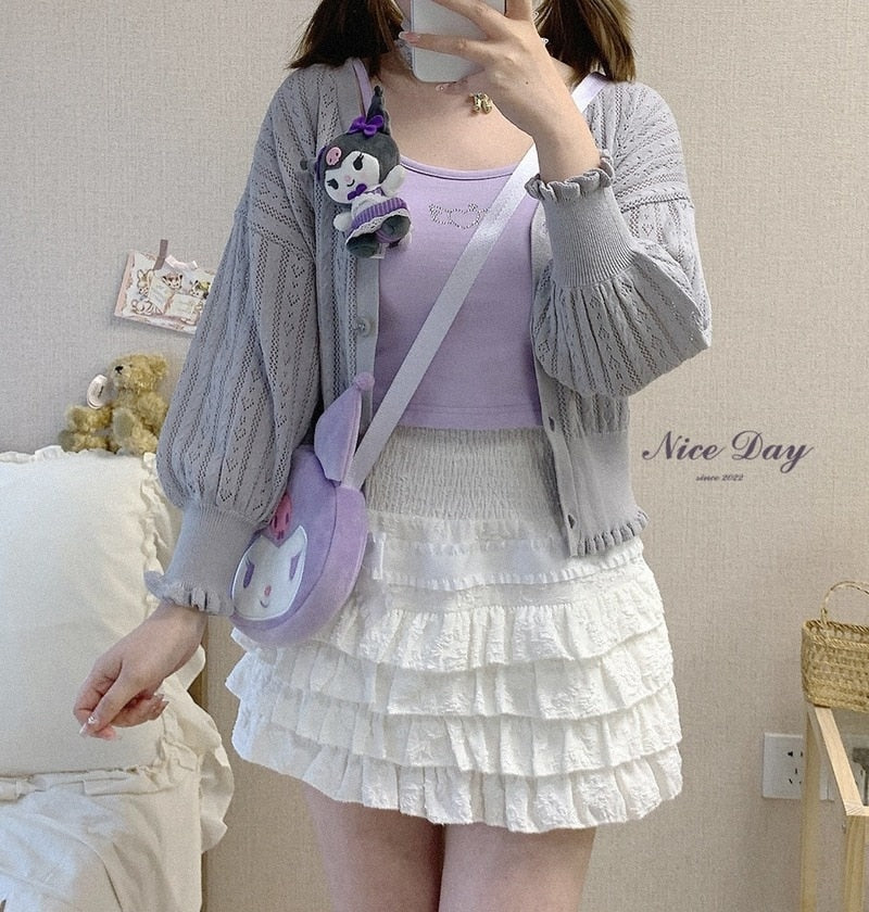 Angel Cake Skirt - White - skirt