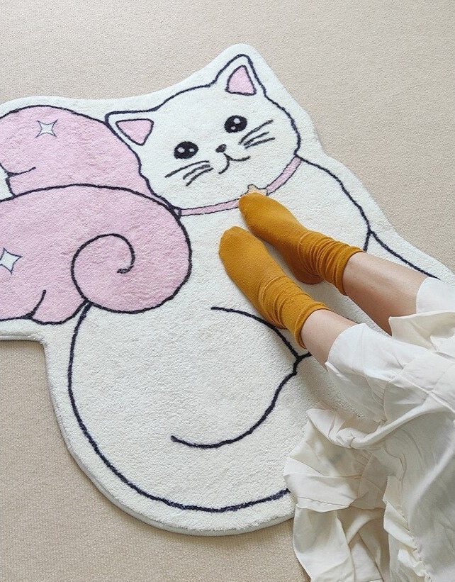 Angel Cat Floor Mat - Door Mats