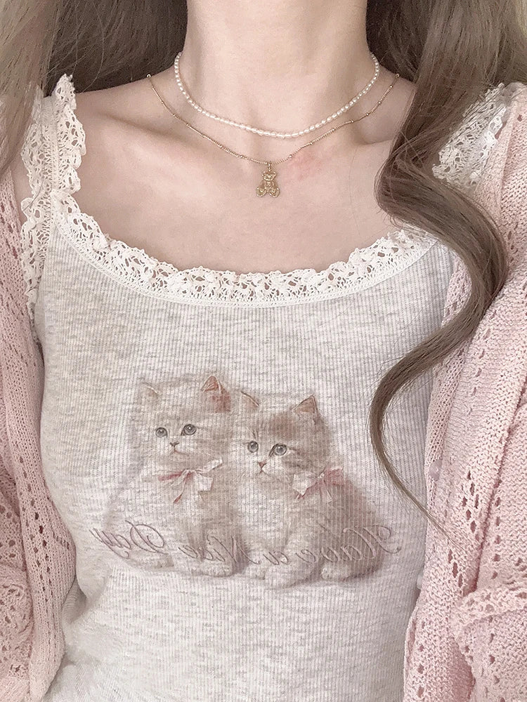 Angelic kitten tank - cats - kittens - shirts - tank - tops