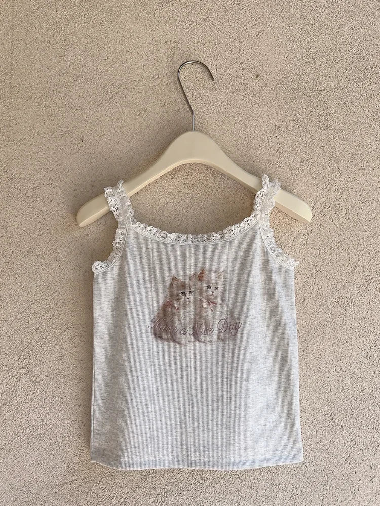 Angelic kitten tank - cats - kittens - shirts - tank - tops