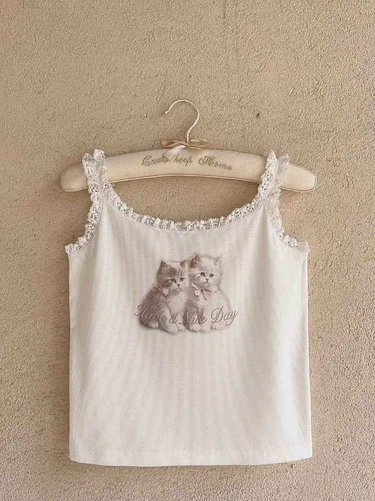 Angelic kitten tank - cats - kittens - shirts - tank - tops