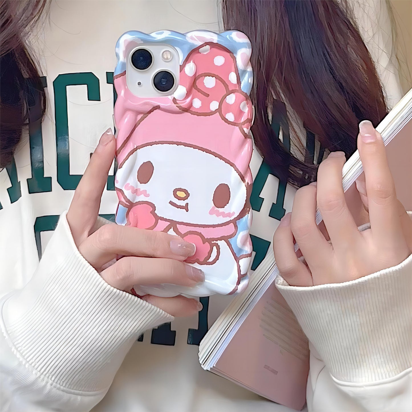 Anime Kawaii Kuro Melo Kitty iPhone Case